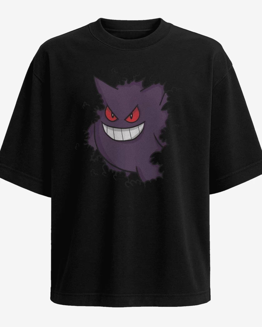 Polera Oversize Gengar Oculto