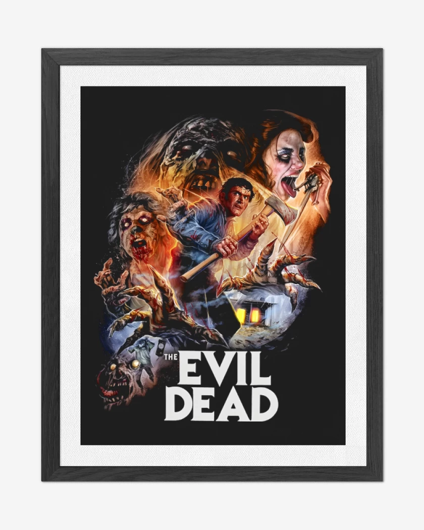 Cuadro decorativo Negro de The Evil Dead