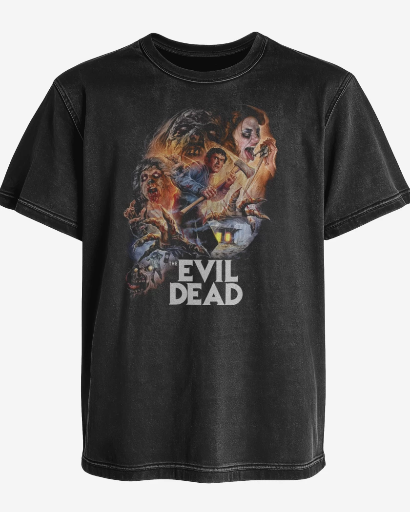 Polera desgastada Negro de The Evil Dead
