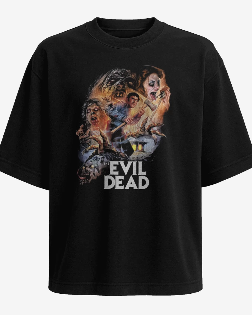 Polera Oversize Negro de The Evil Dead
