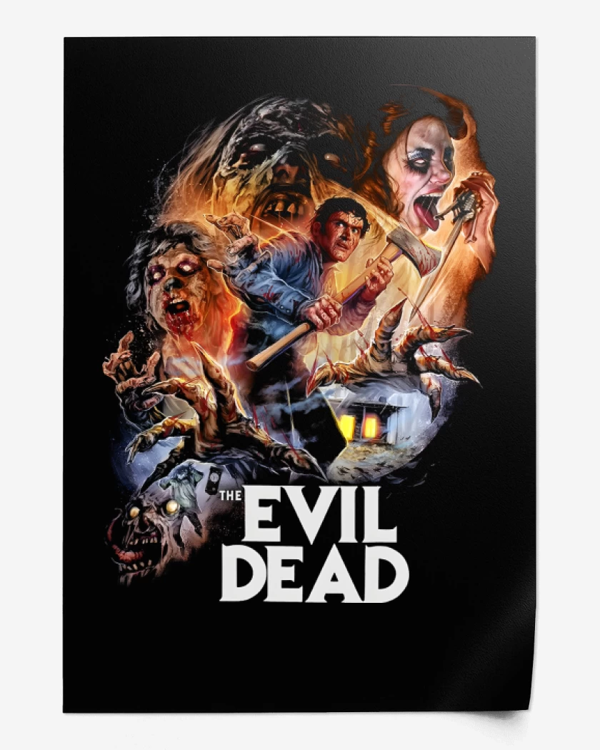 Print Negro de The Evil Dead