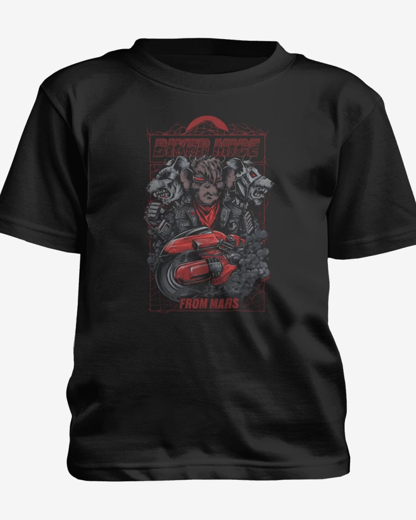 Polera de niño Negro de Biker mice from mars
