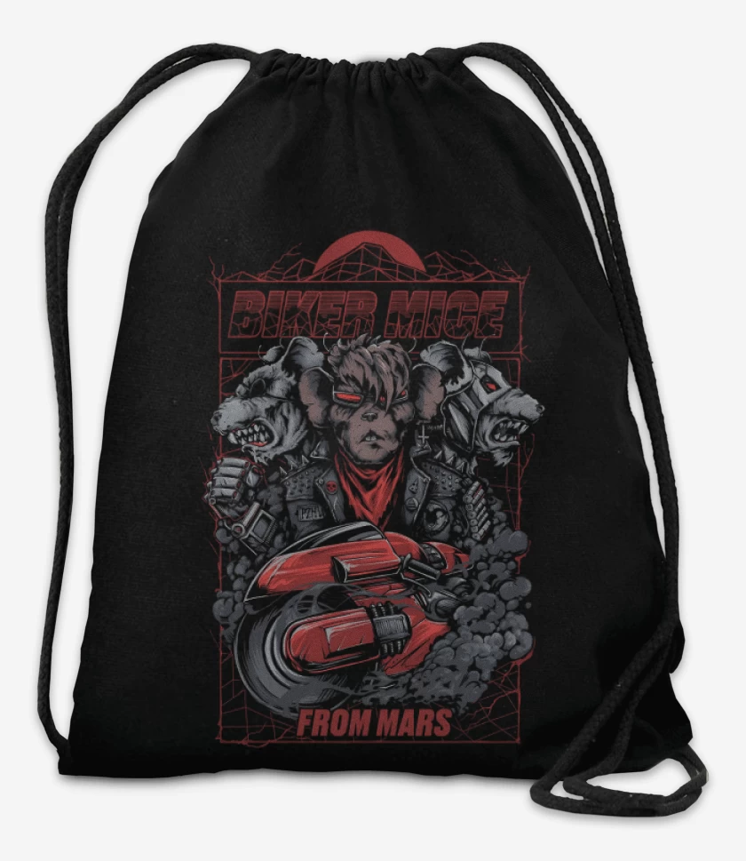 Mochila Negro de Biker mice from mars