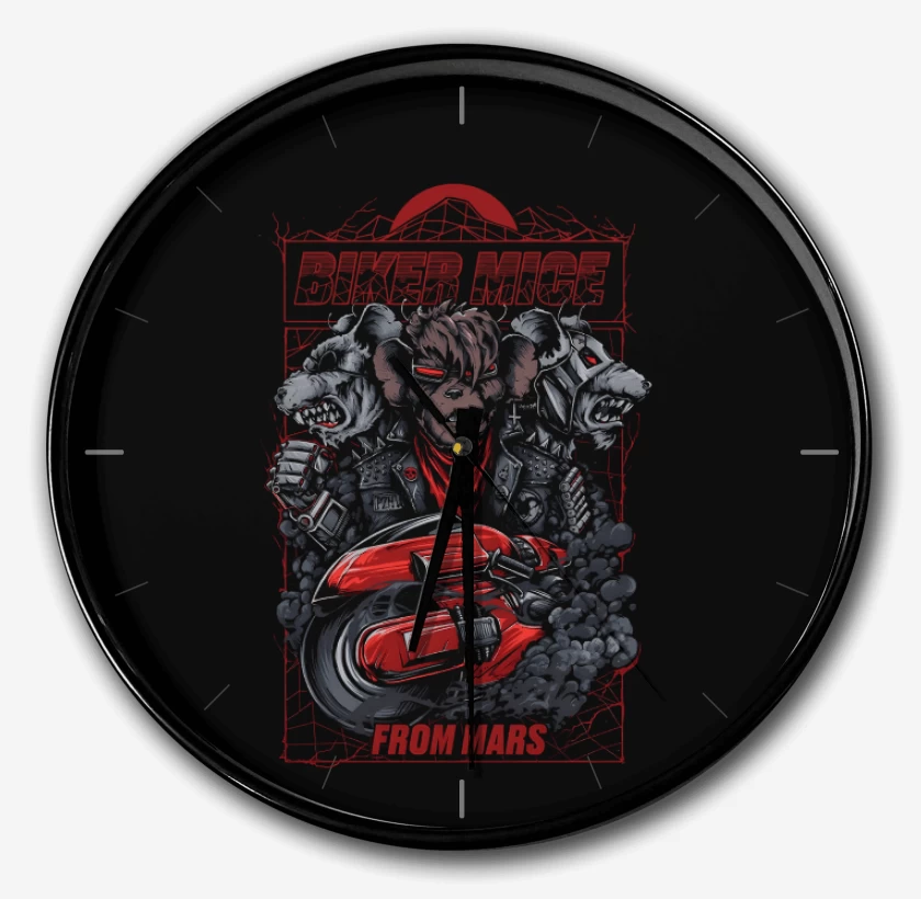 Reloj Negro de Biker mice from mars