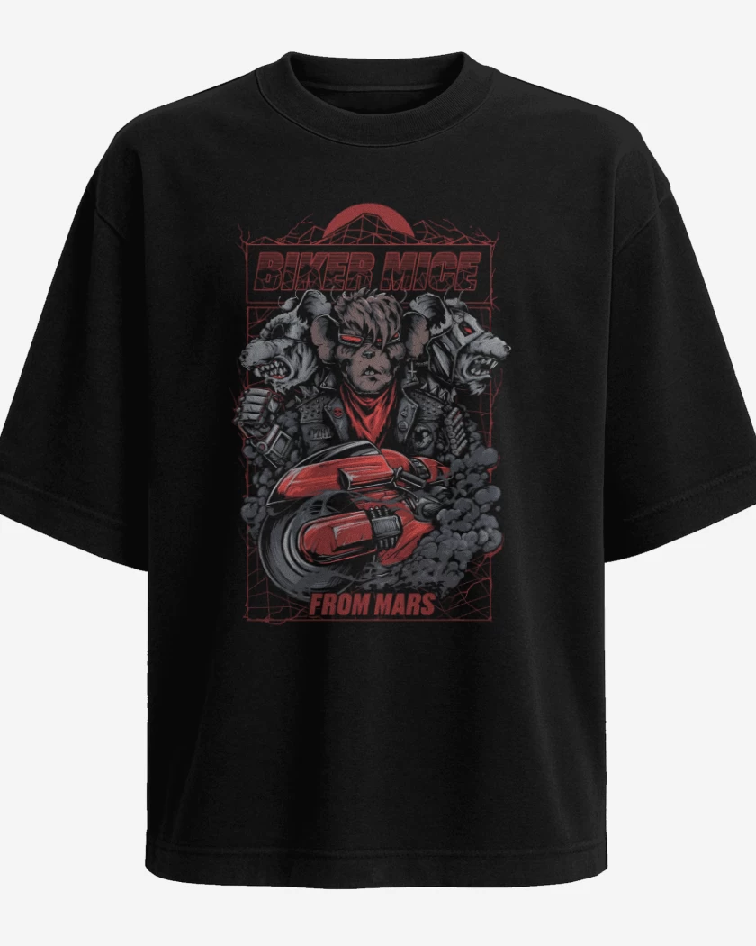 Polera Oversize Biker mice from mars