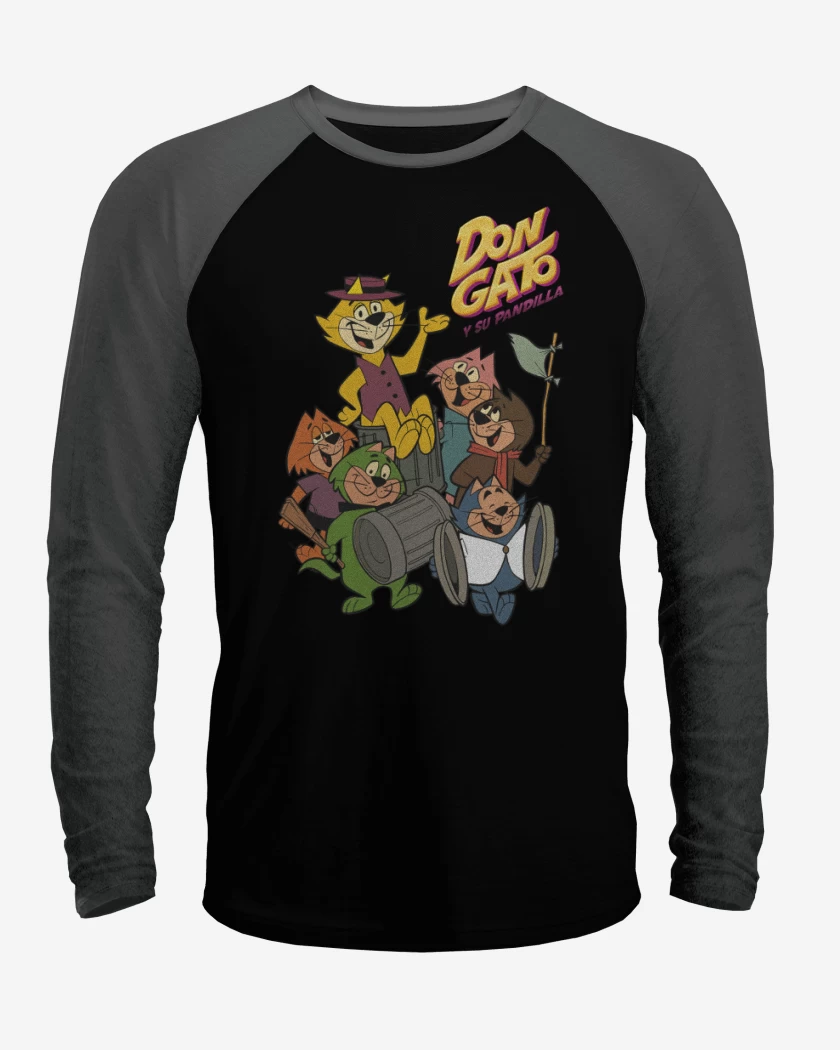 Polera Raglan Don Gato y su pandilla