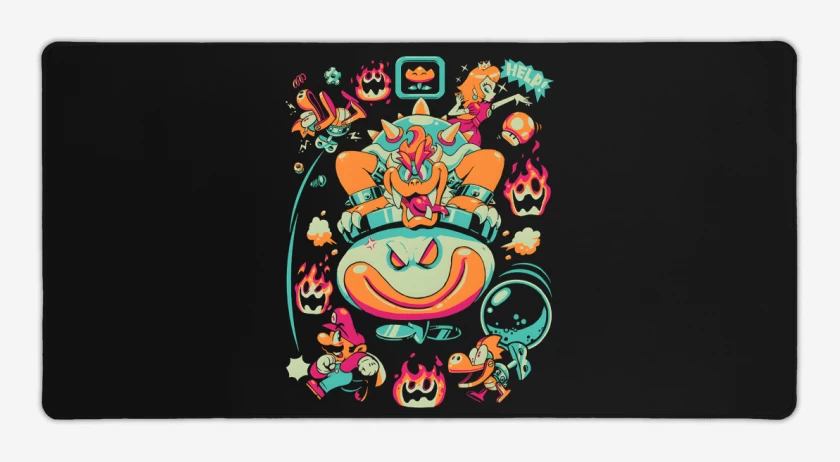 Mouse pad Gamer Bowser Final 
