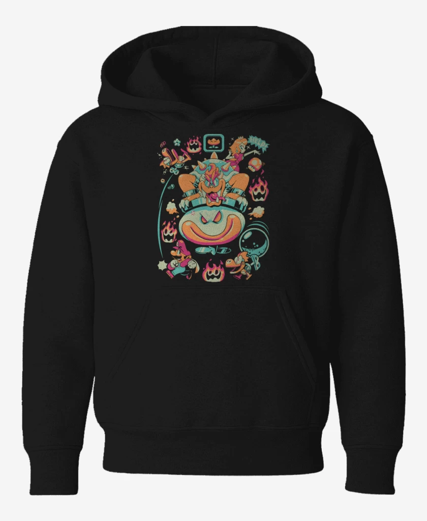 Poleron de niño Negro de Bowser Final 