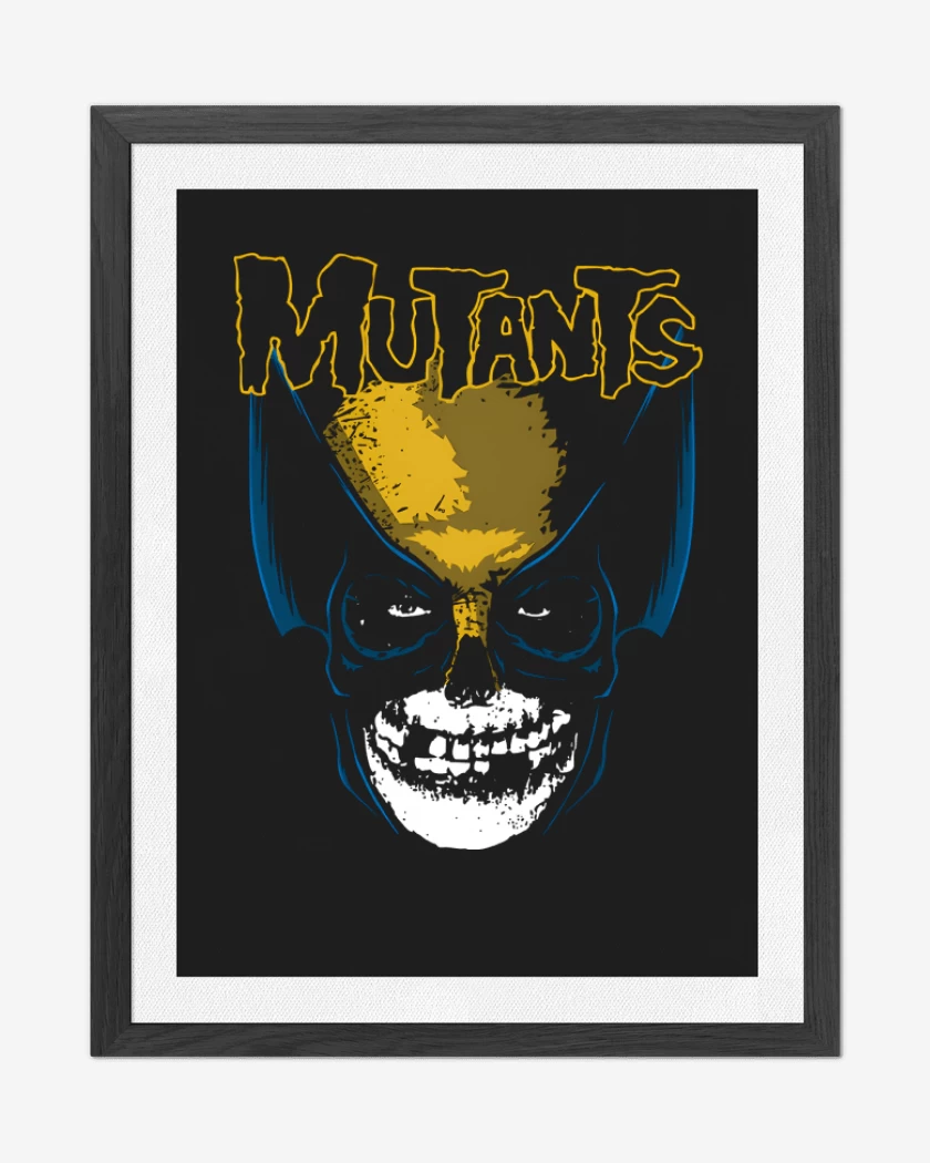 Cuadro decorativo Negro de Mutants