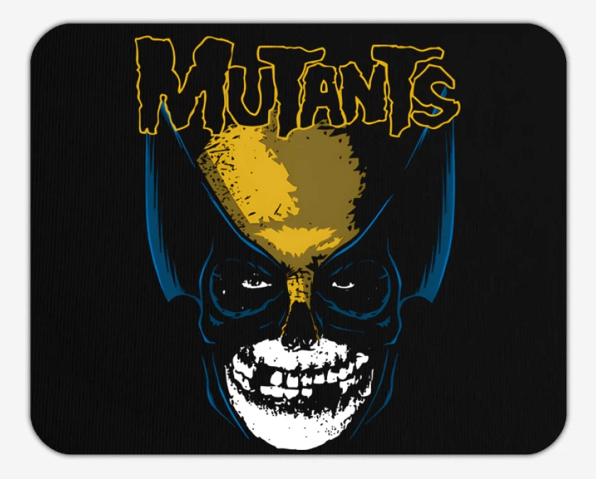 Mousepad Negro de Mutants