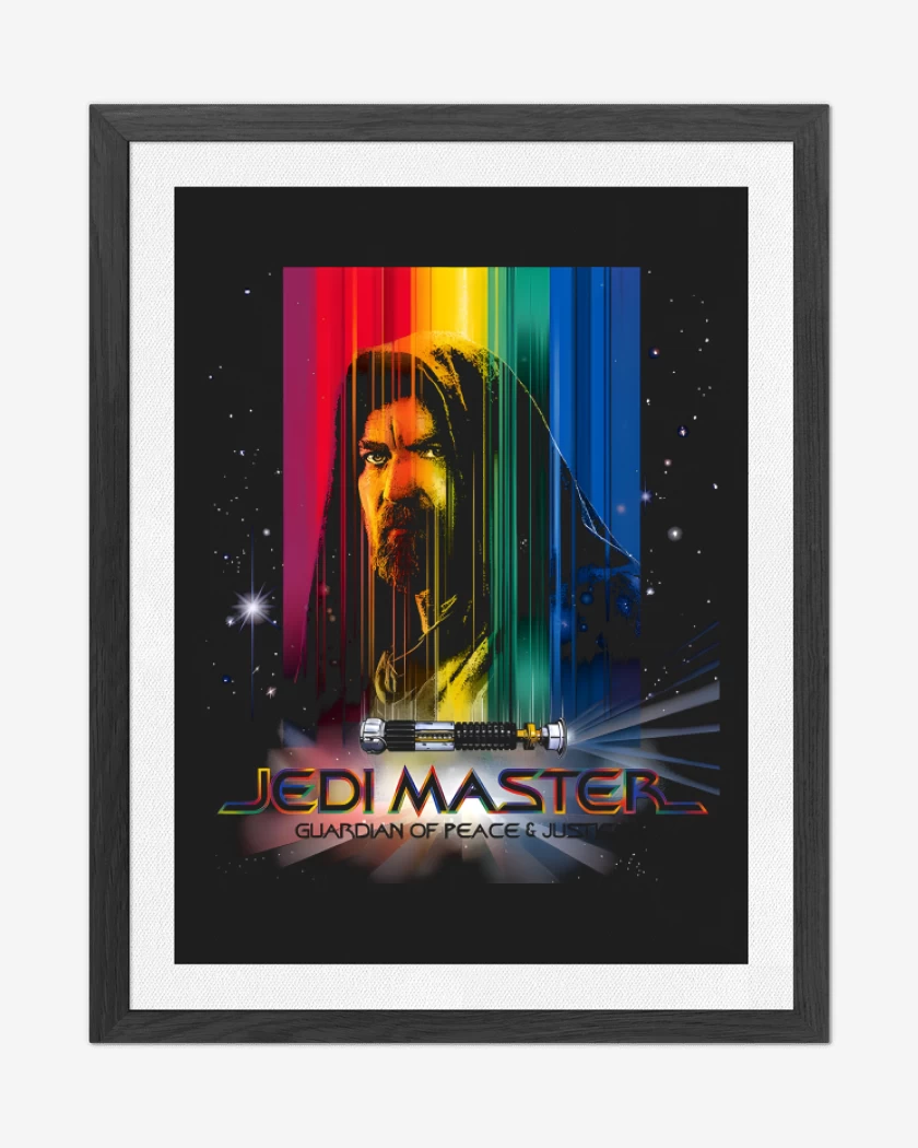Cuadro decorativo Negro de Jedi Master