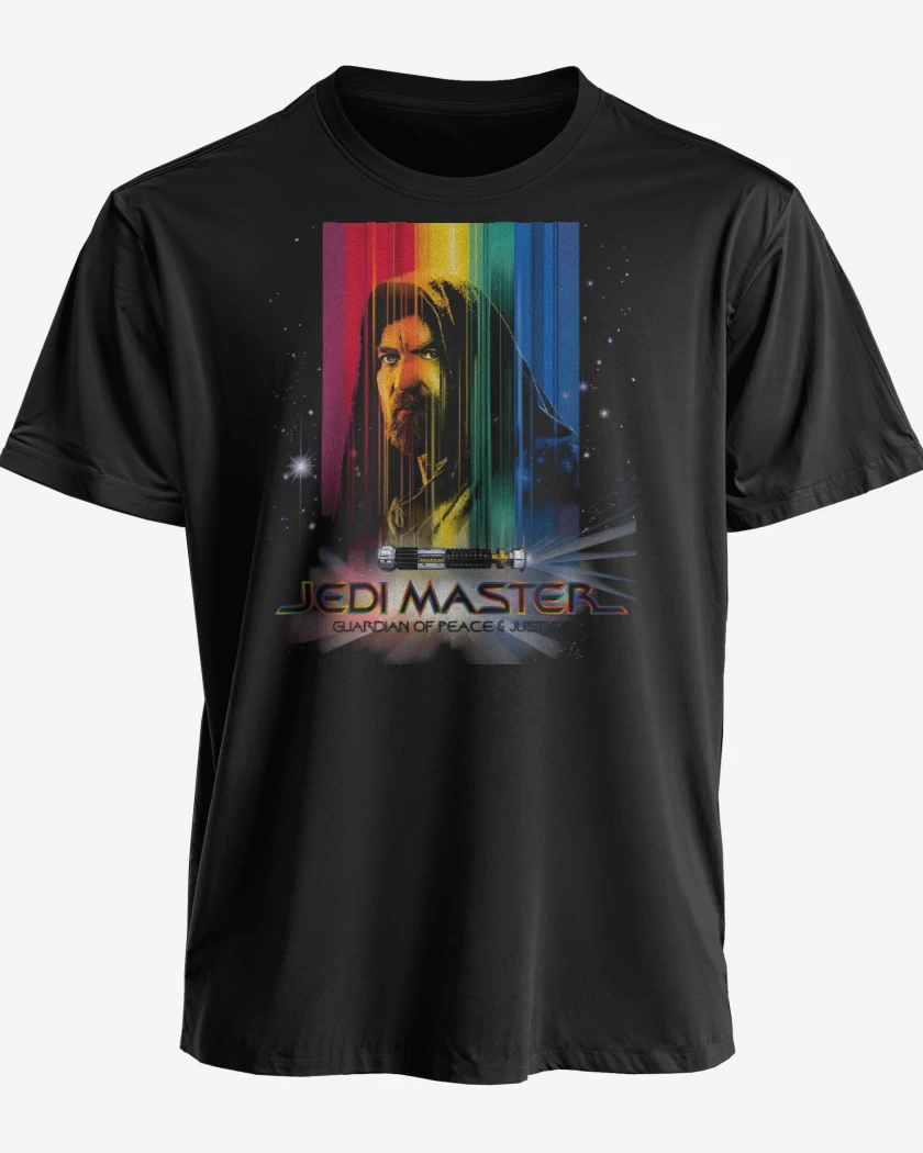 Polera premium Negro de Jedi Master