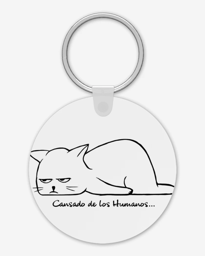 Llavero Cansado de los Humanos