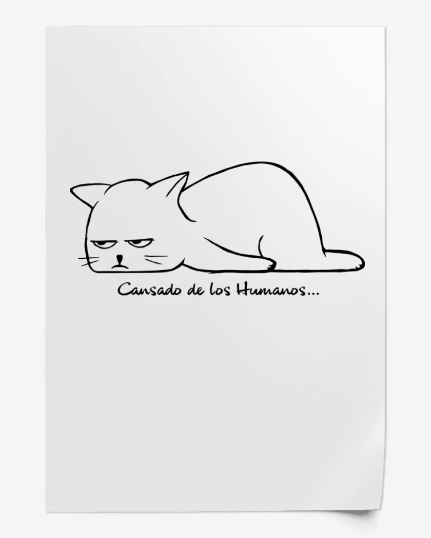 Print Cansado de los Humanos