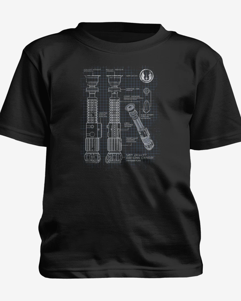 Polera de niño Negro de Sable Jedi