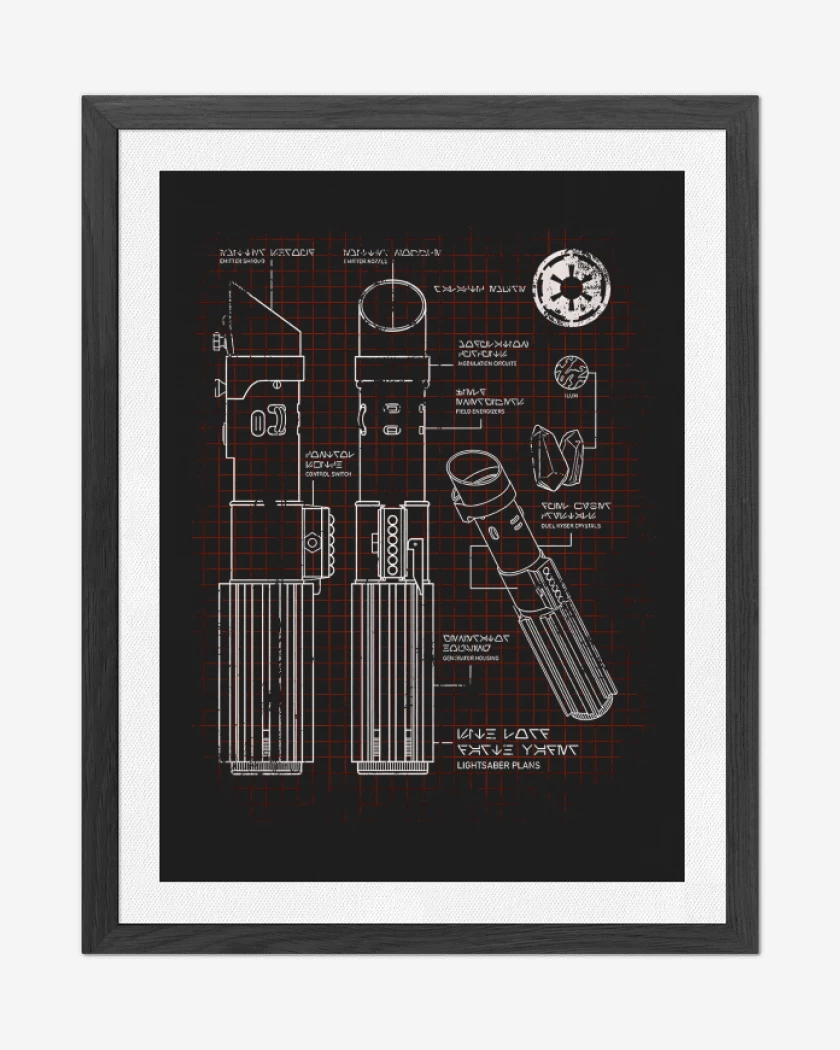 Cuadro decorativo Sable Sith 
