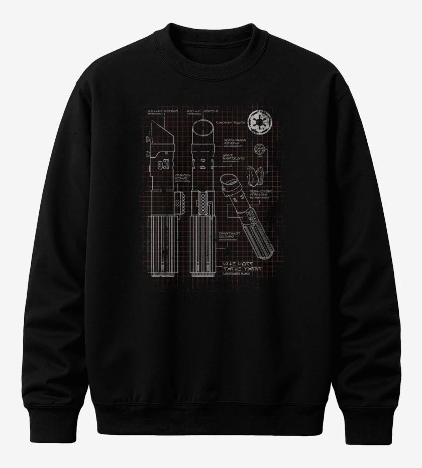 Poleron polo Negro de Sable Sith 