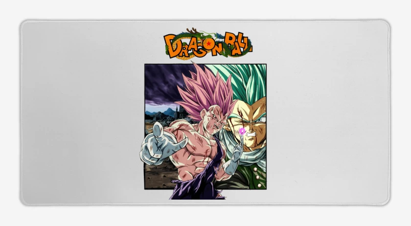 Mouse pad Gamer Blanco de Vegeta Ultra Ego vs Granola