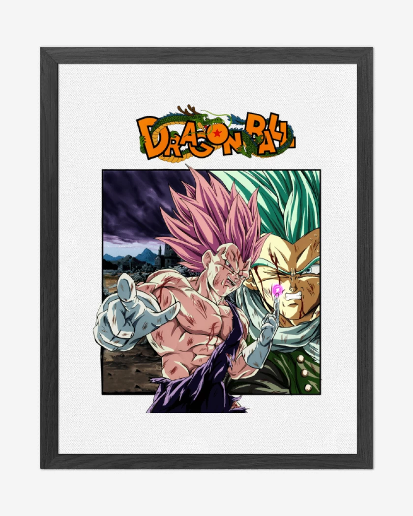 Cuadro decorativo Vegeta Ultra Ego vs Granola