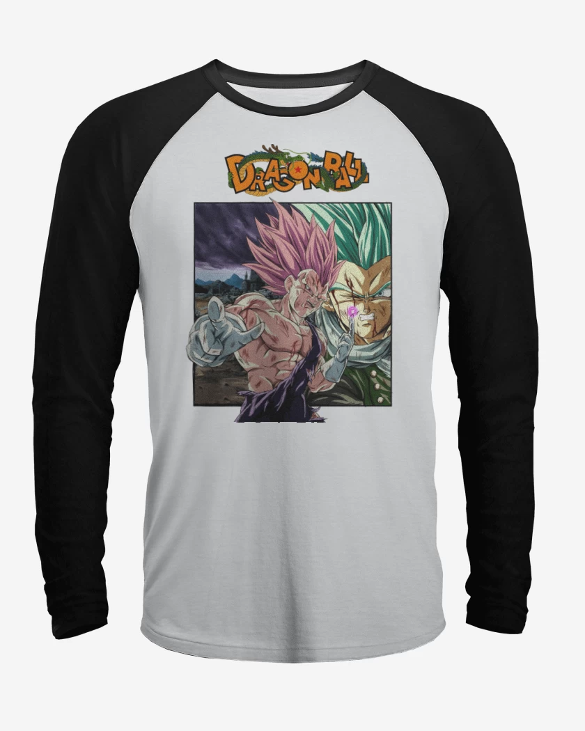 Polera Raglan Vegeta Ultra Ego vs Granola
