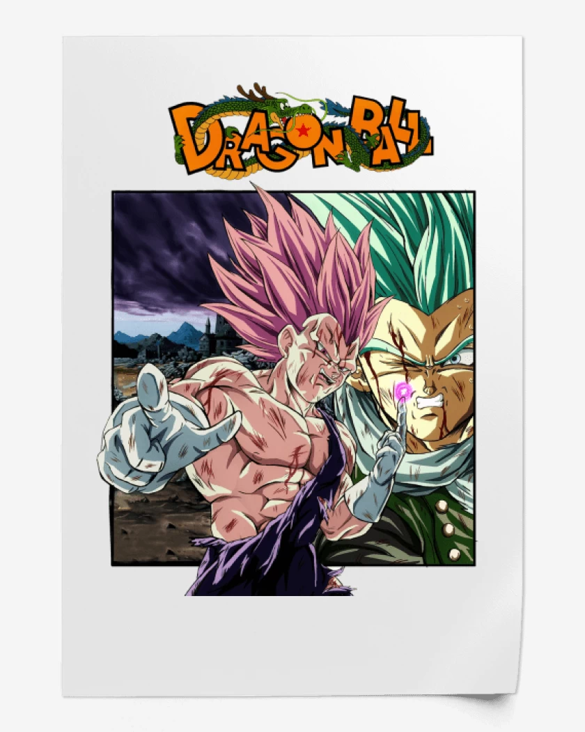 Print Vegeta Ultra Ego vs Granola