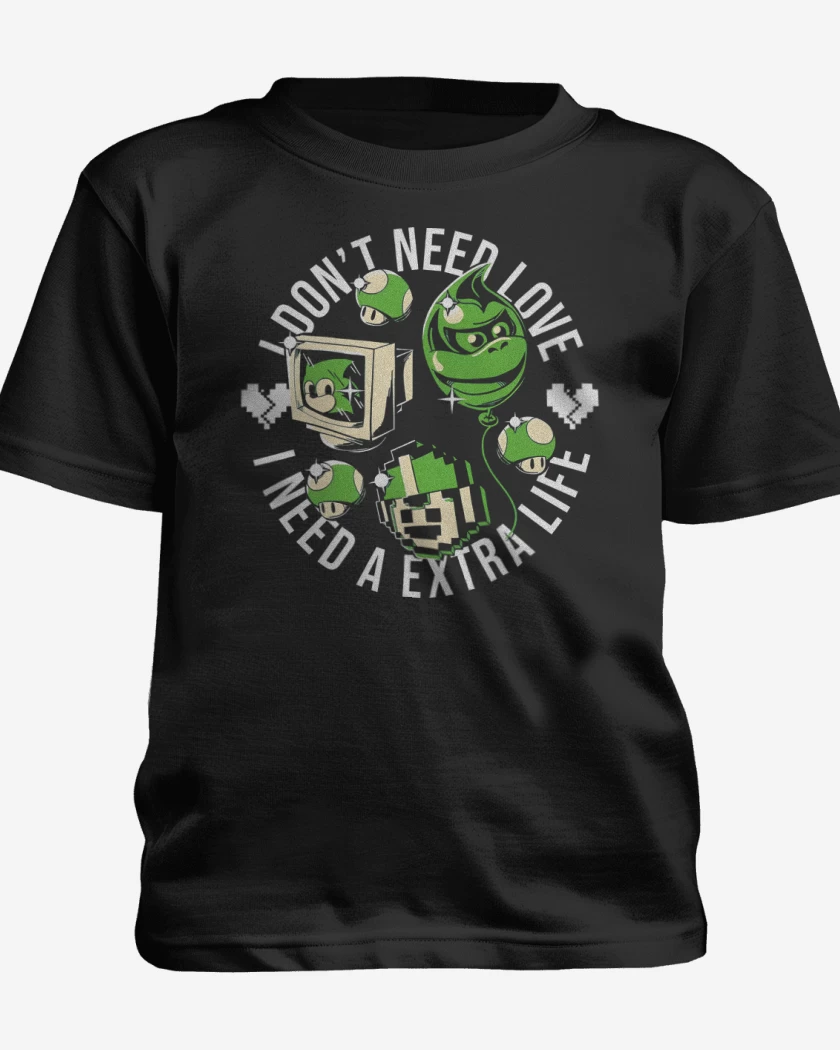Polera de niño I Need a EXTRA LIFE