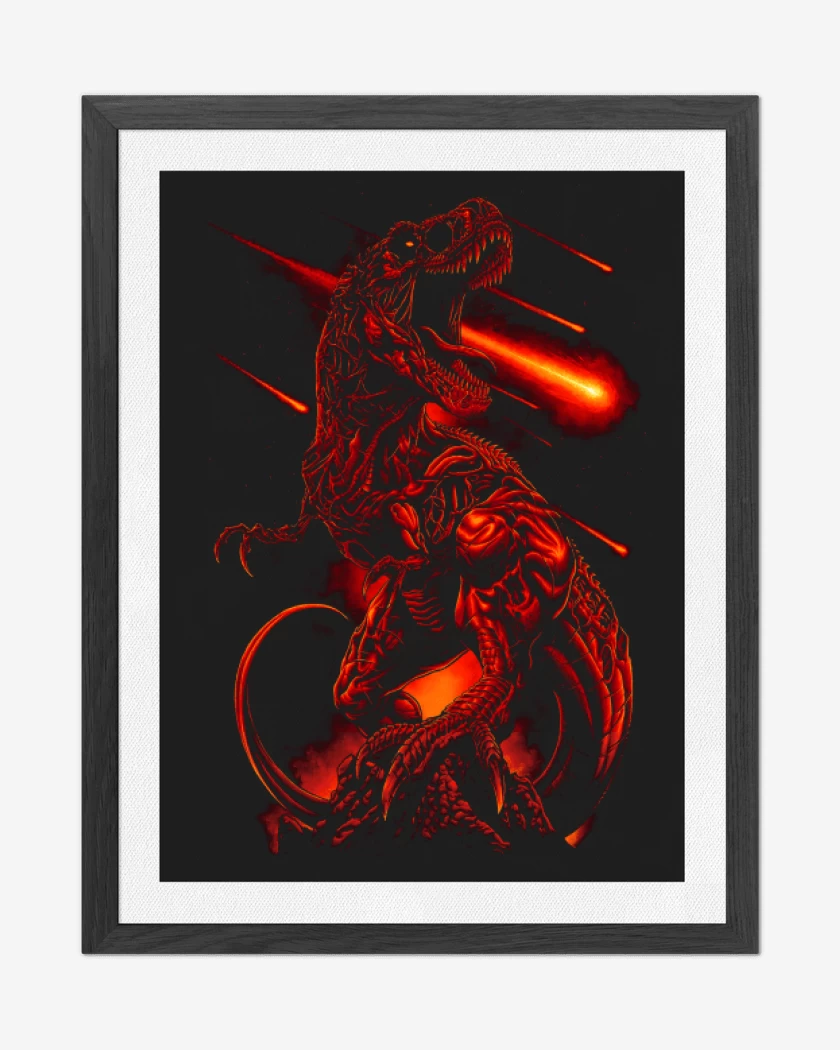 Cuadro decorativo Negro de Extinción