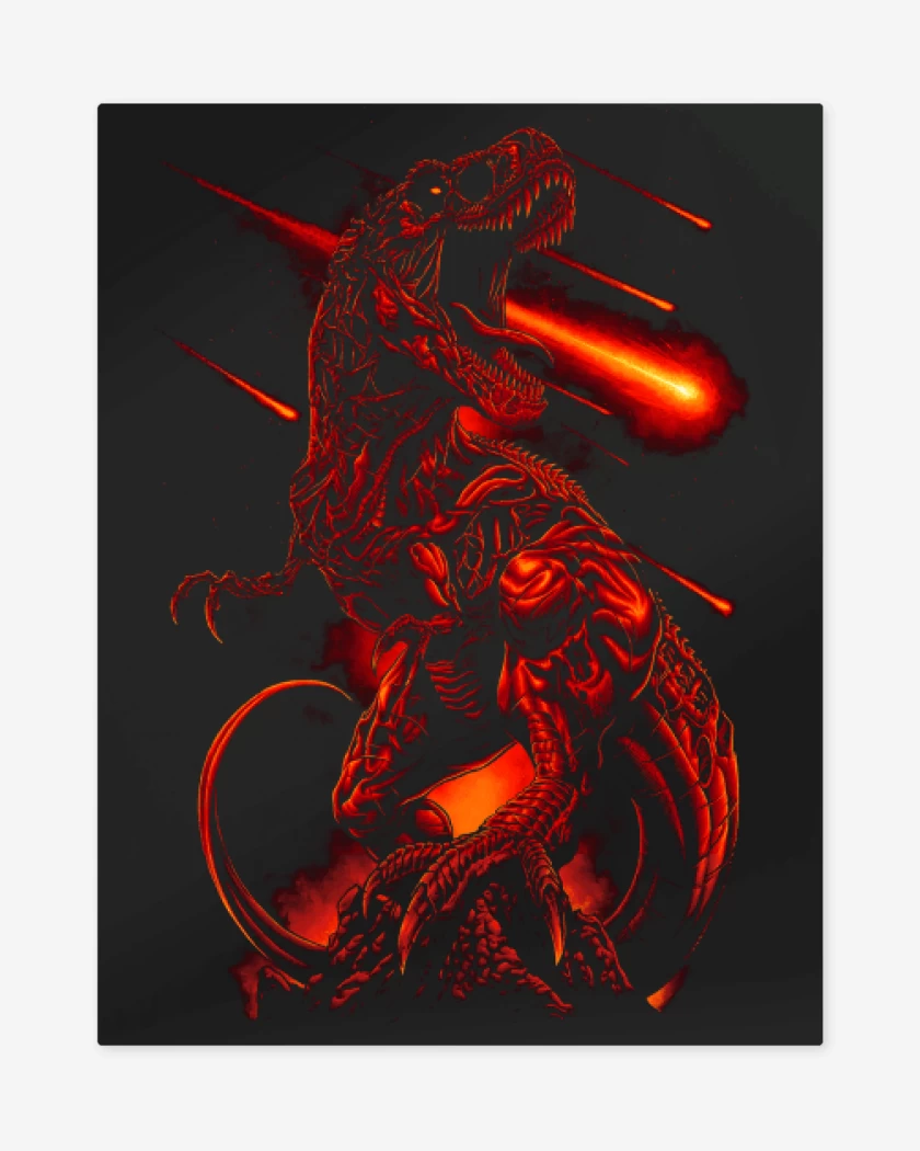 Print metalico Negro de Extinción