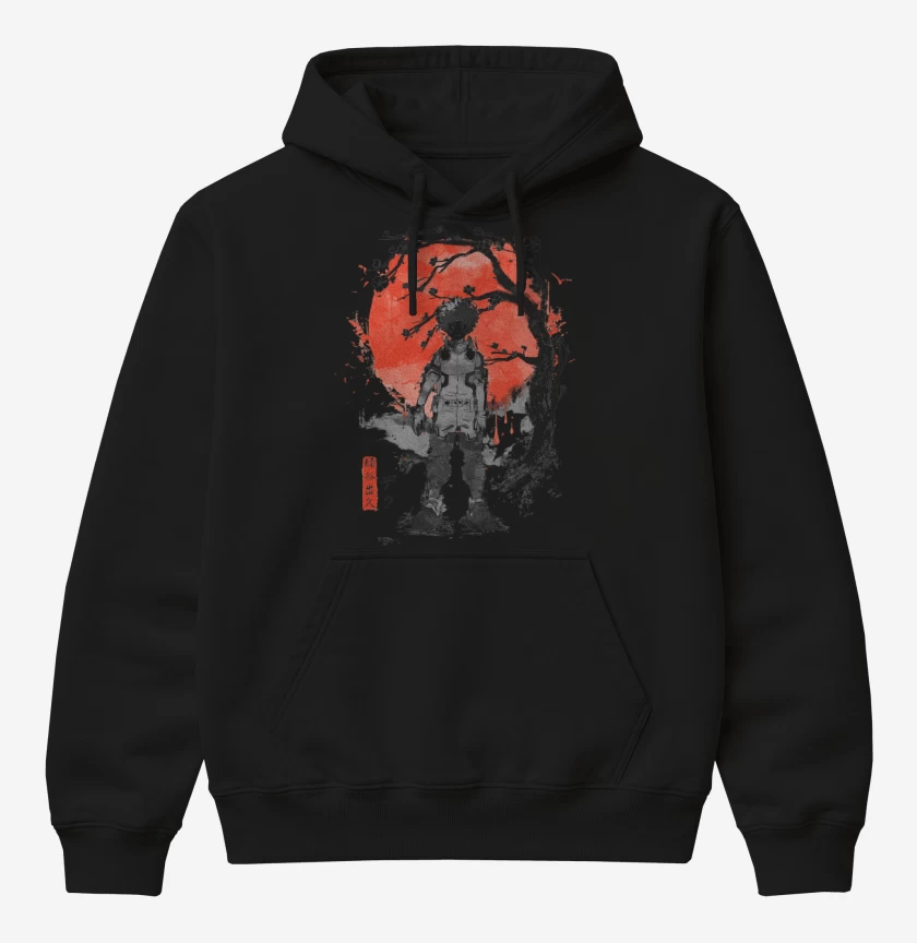 Poleron Canguro básico Negro de Deku Sakura