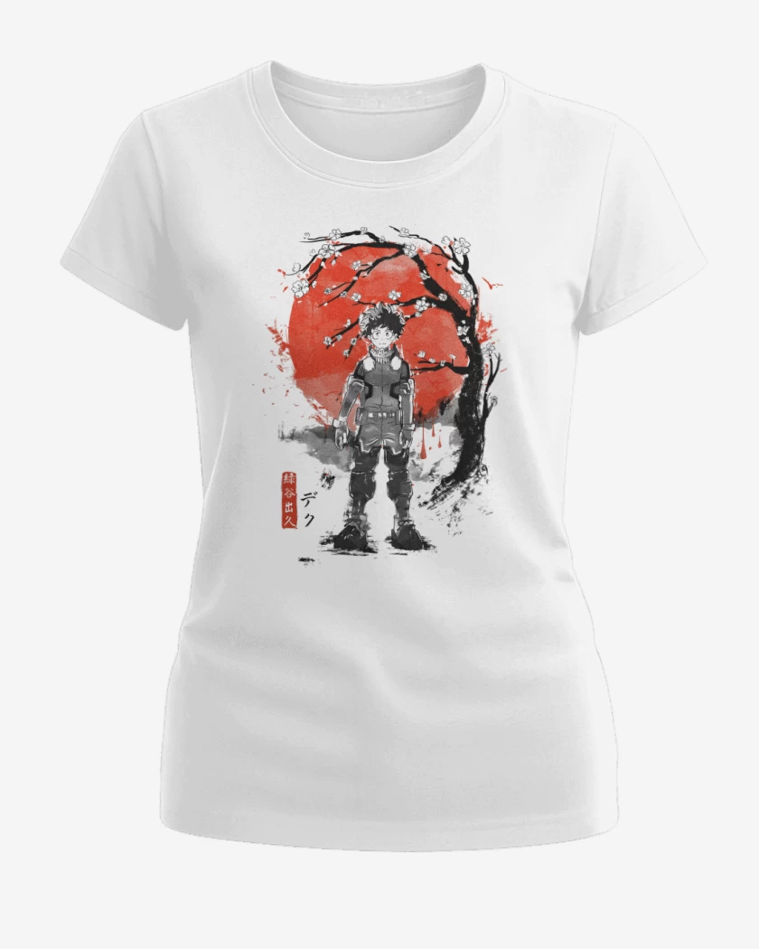 Polera de Mujer Blanco de Deku Sakura