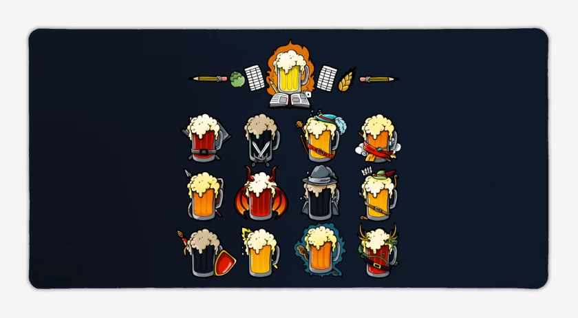 Mouse pad Gamer El Role Play de la Chela