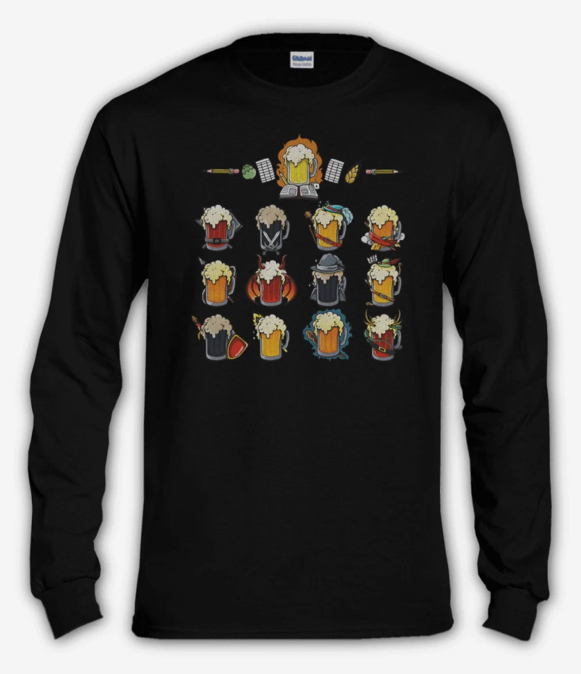 Polera manga larga Negro de El Role Play de la Chela
