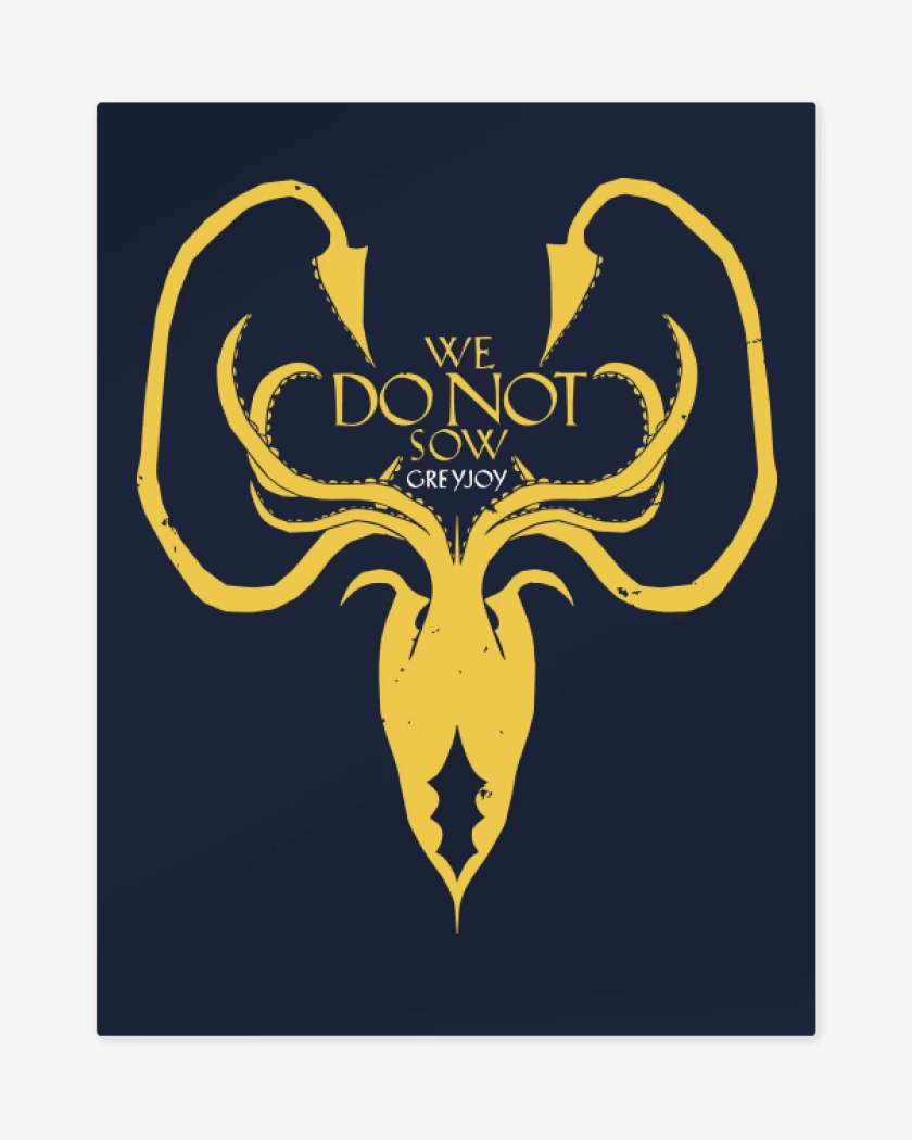 Print metalico Azul Marino de We do not sow