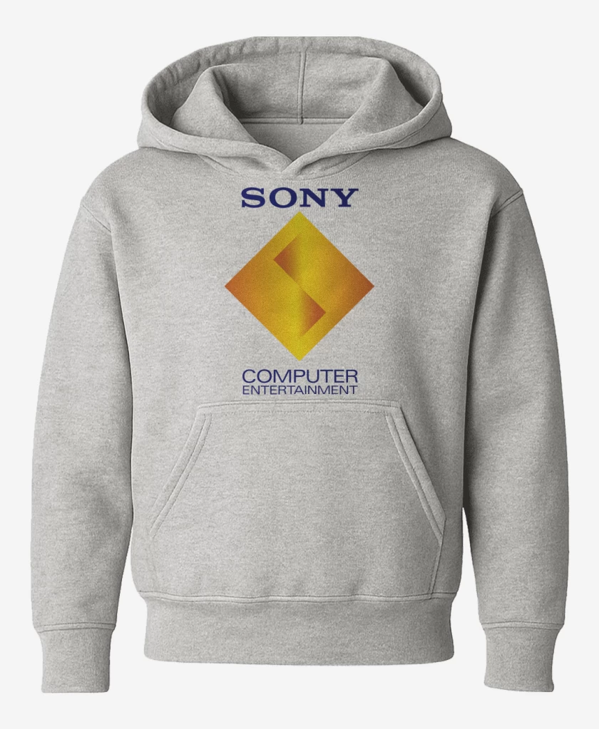 Poleron de niño Gris Melange de Una Polera con Sonido