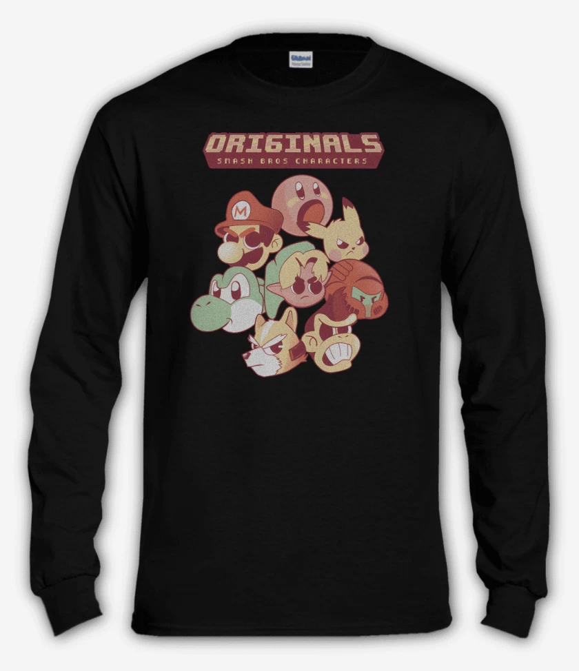 Polera manga larga Originals Smash Bros