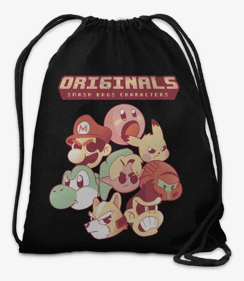 Mochila Negro de Originals Smash Bros
