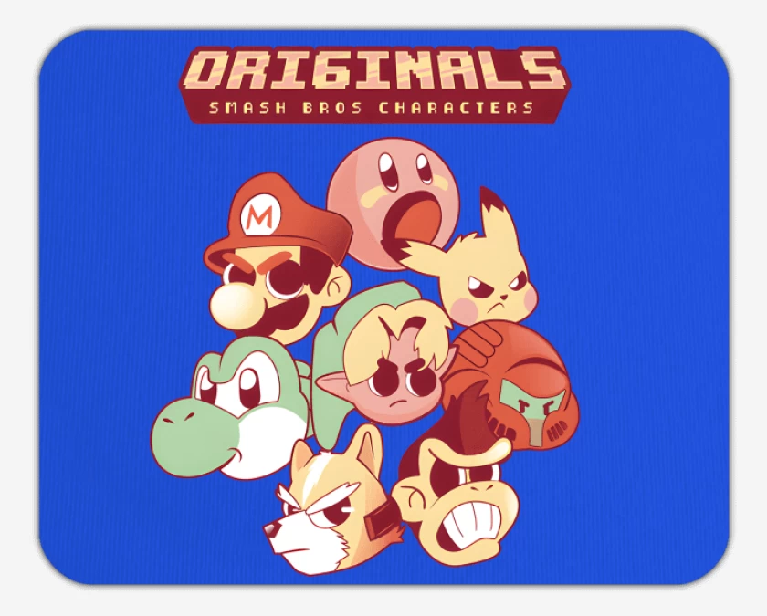 Mousepad Originals Smash Bros