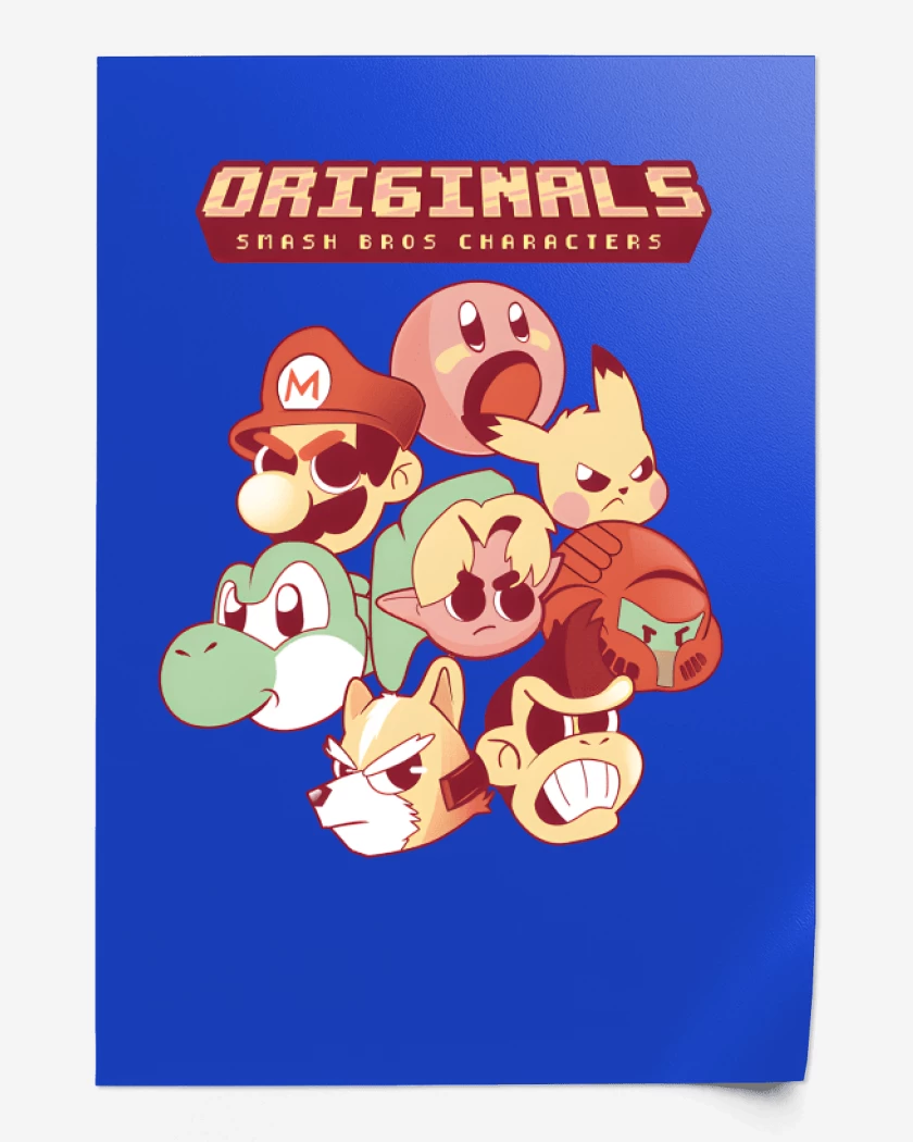 Print Originals Smash Bros