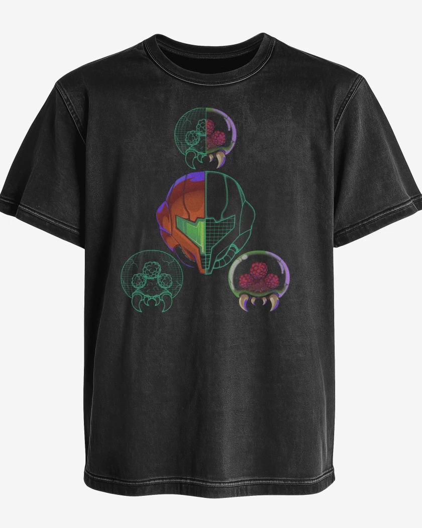 Polera desgastada Dimensión Metroid