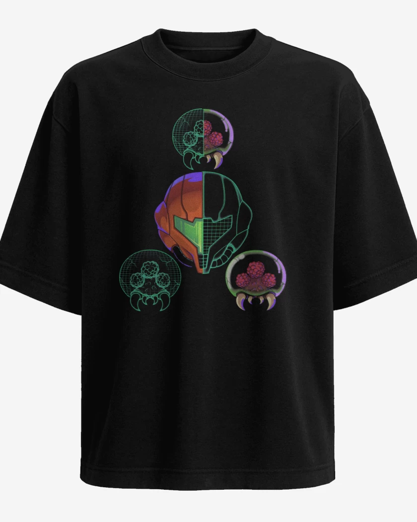 Polera Oversize Dimensión Metroid