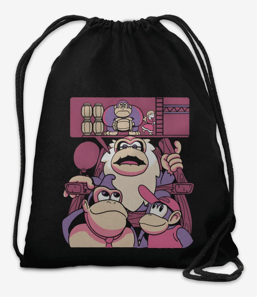 Mochila Negro de Nostalgia Kong
