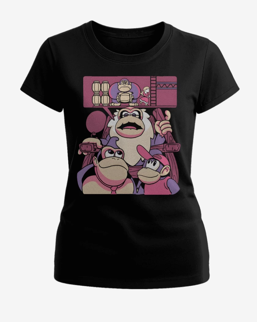 Polera de Mujer Negro de Nostalgia Kong