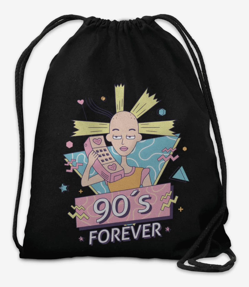 Mochila Negro de 90s Forever