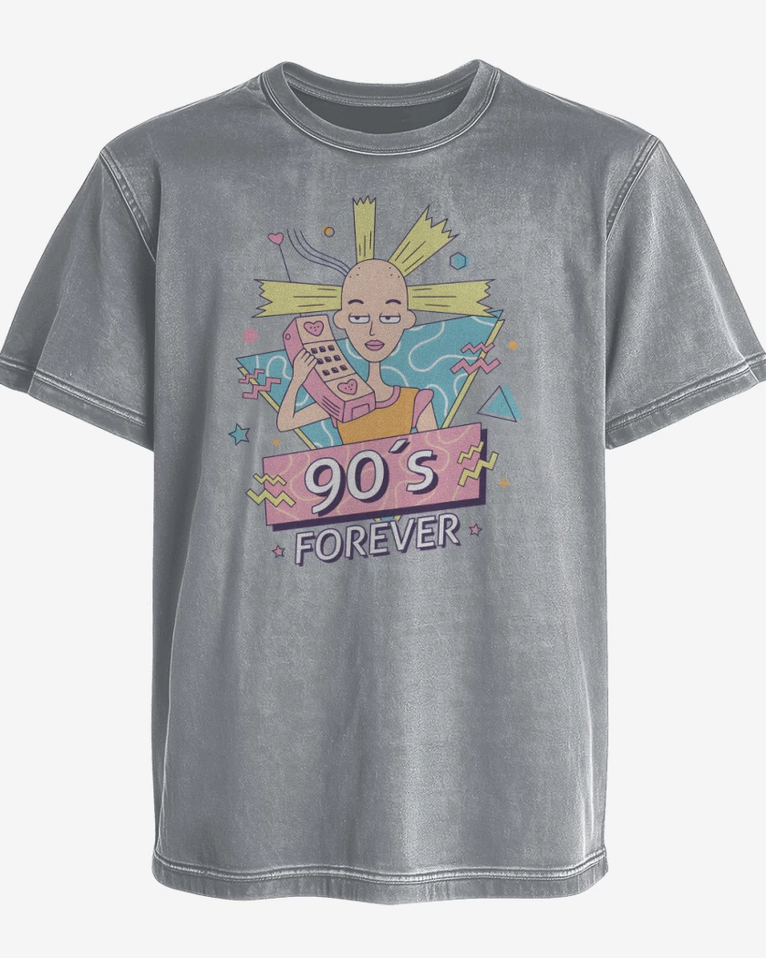 Polera desgastada 90s Forever