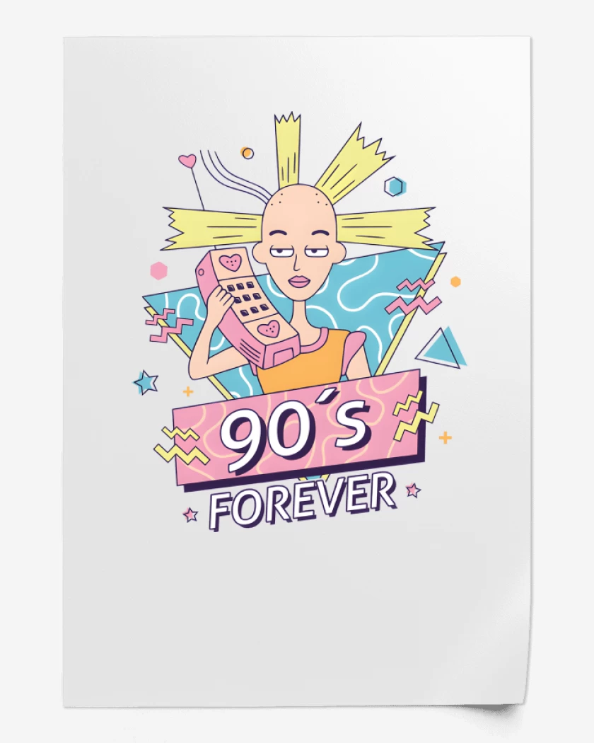 Print 90s Forever