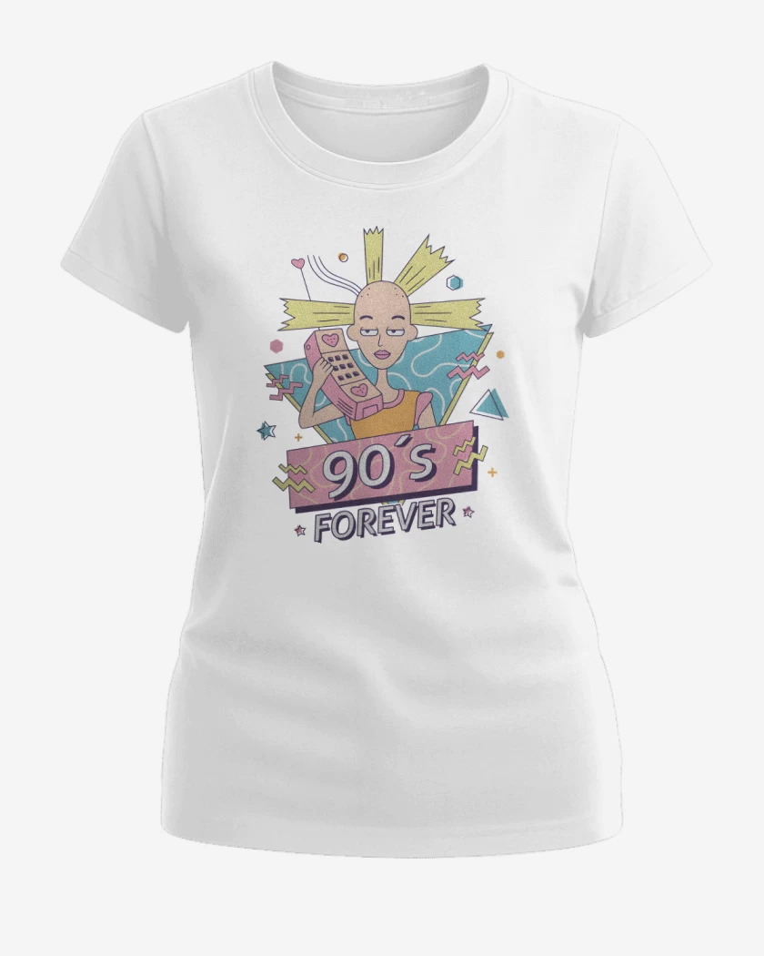 Polera de Mujer Blanco de 90s Forever