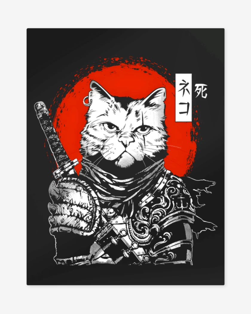 Print metalico Negro de The Catcher