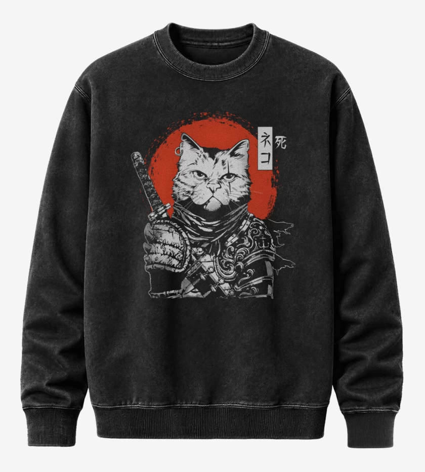 Poleron Polo Acid Wash Negro de The Catcher