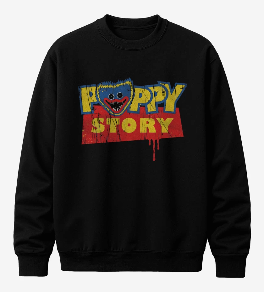 Poleron polo Negro de Poppy Story