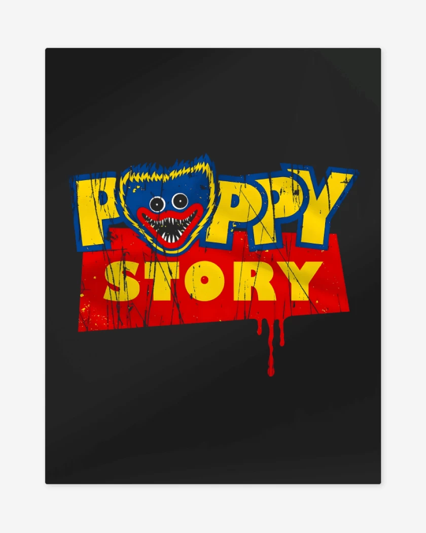 Print metalico Negro de Poppy Story